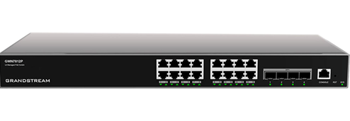 Grandstream GWN7812P 16-Port Gigabit Enterprise Layer 3 Managed PoE Network Switch